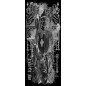 Glasschiebetür SLIM-LINE Ritter Gelasert Auf Grauglas Glasschiebetür SLIM-LINE Ritter Gelasert Auf Grauglas