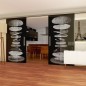 Glasschiebetür SLIM-LINE Burger Gelasert Auf Grauglas Glasschiebetür SLIM-LINE Burger Gelasert Auf Grauglas