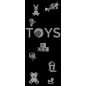 Glasschiebetür SLIM-LINE Toys Gelasert Auf Grauglas Glasschiebetür SLIM-LINE Toys Gelasert Auf Grauglas