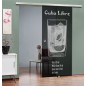 Glasschiebetür SLIM-LINE Cuba Libre Gelasert Auf Grauglas Glasschiebetür SLIM-LINE Cuba Libre Gelasert Auf Grauglas