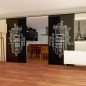 Glasschiebetür SLIM-LINE Coffee Gelasert Auf Grauglas Glasschiebetür SLIM-LINE Coffee Gelasert Auf Grauglas