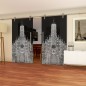 Glasschiebetür PIPE-LINE Frauenkirche Gelasert Auf Grauglas Glasschiebetür PIPE-LINE Frauenkirche Gelasert Auf Grauglas