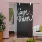 Glasschiebetür PIPE-LINE Carpe Diem Gelasert Auf Grauglas Glasschiebetür PIPE-LINE Carpe Diem Gelasert Auf Grauglas