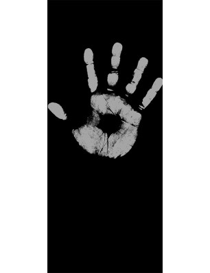 Lichtausschnitt Hand Gelasert Auf Klarglas