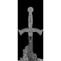 Lichtausschnitt Excalibur Gelasert Auf Klarglas Lichtausschnitt Excalibur Gelasert Auf Klarglas