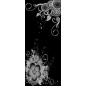 Lichtausschnitt Blume 11 Gelasert Auf Klarglas Lichtausschnitt Blume 11 Gelasert Auf Klarglas