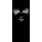Lichtausschnitt Angel Eyes Gelasert Auf Grauglas Lichtausschnitt Angel Eyes Gelasert Auf Grauglas