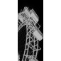 Lichtausschnitt Riesenrad Gelasert Auf Grauglas Lichtausschnitt Riesenrad Gelasert Auf Grauglas
