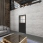 Ganzglastür Loft Schwarzlack 23 Auf Klarglas