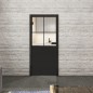 Ganzglastür Loft Schwarzlack 24 Auf Klarglas Ganzglastür Loft Schwarzlack 24 Auf Klarglas