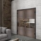 Ganzglastür Loft Rosteisen Genietet 27 Auf Klarglas