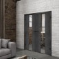 Ganzglastür Loft Schwarzeisen Genietet 36 Auf Klarglas Ganzglastür Loft Schwarzeisen Genietet 36 Auf Klarglas