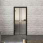 Ganzglastür Loft Schwarzlack 15 Blickdicht Ganzglastür Loft Schwarzlack 15 Blickdicht