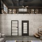 Ganzglastür Loft Schwarzlack 16 Blickdicht Ganzglastür Loft Schwarzlack 16 Blickdicht