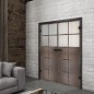 Ganzglastür Loft Rosteisen Genietet 17 Blickdicht Ganzglastür Loft Rosteisen Genietet 17 Blickdicht