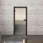Ganzglastür Loft Schwarzlack 18 Blickdicht Ganzglastür Loft Schwarzlack 18 Blickdicht