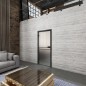 Ganzglastür Loft Schwarzlack 18 Blickdicht Ganzglastür Loft Schwarzlack 18 Blickdicht