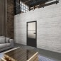 Ganzglastür Loft Schwarzlack 33 Blickdicht Ganzglastür Loft Schwarzlack 33 Blickdicht