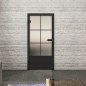 Ganzglastür Loft Schwarzlack 35 Blickdicht Ganzglastür Loft Schwarzlack 35 Blickdicht