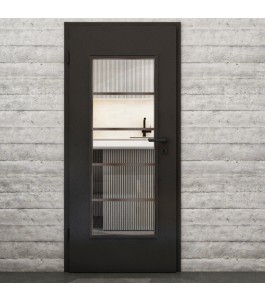 Lichtausschnitt Loft Rosteisen Genietet 01 Auf Klarglas