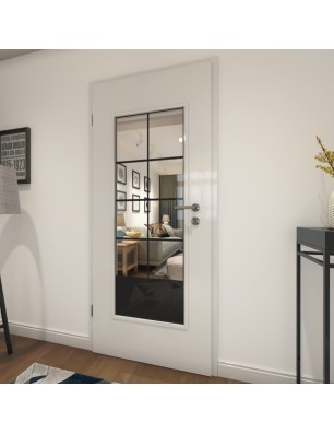 Lichtausschnitt Loft Schwarzlack 34 Auf Klarglas