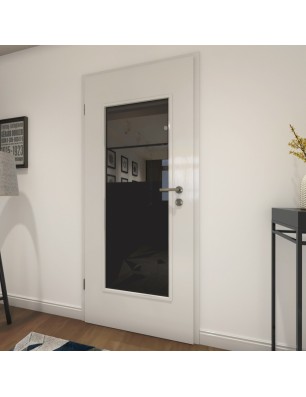 Lichtausschnitt Loft Schwarzlack 22 Auf Grauglas