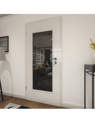 Lichtausschnitt Loft Schwarzlack 32 Auf Grauglas
