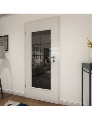 Lichtausschnitt Loft Schwarzlack 34 Auf Grauglas