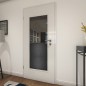 Lichtausschnitt Loft Schwarzeisen Genietet 16 Auf Grauglas Lichtausschnitt Loft Schwarzeisen Genietet 16 Auf Grauglas