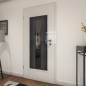 Lichtausschnitt Loft Schwarzeisen Genietet 36 Auf Grauglas Lichtausschnitt Loft Schwarzeisen Genietet 36 Auf Grauglas