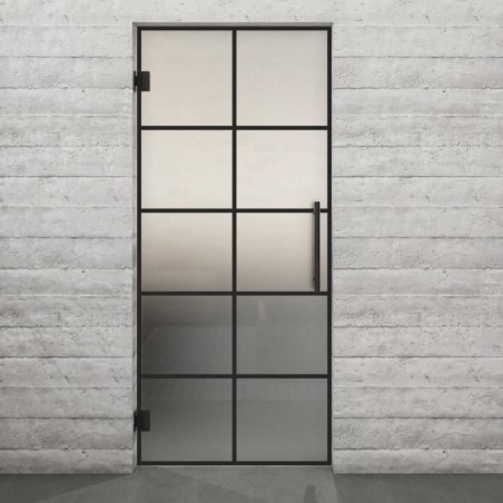 Pendeltür Loft Schwarzlack 05 Blickdicht - modernes Zuhause