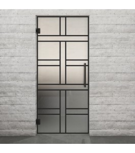 Pendeltür Loft Schwarzlack 13 Blickdicht - modernes Zuhause
