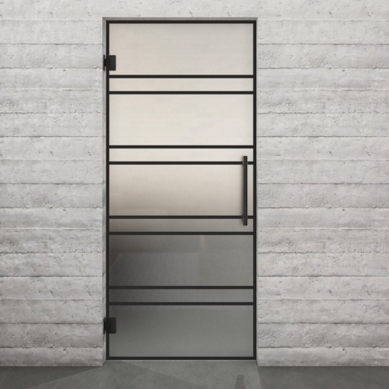 Pendeltür Loft Schwarzlack 16 Blickdicht Pendeltür Loft Schwarzlack 16 Blickdicht