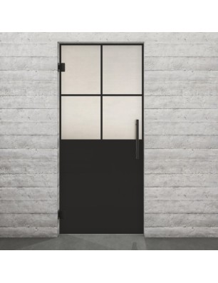 Pendeltür Loft Schwarzlack 24 Blickdicht - modernes Zuhause