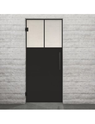 Pendeltür Loft Schwarzlack 25 Blickdicht - modernes Zuhause