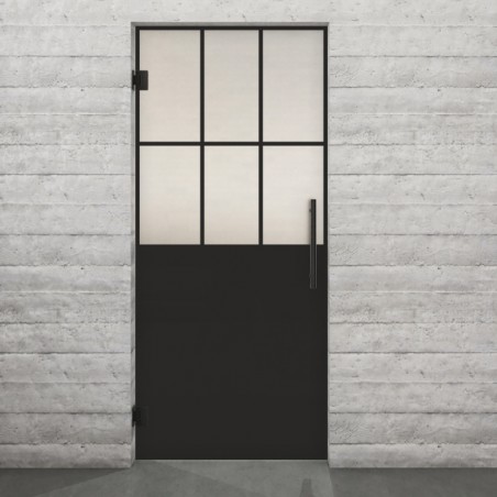 Pendeltür Loft Schwarzlack 28 Blickdicht - modernes Zuhause