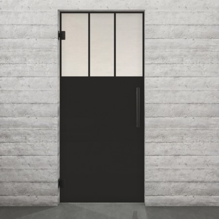 Pendeltür Loft Schwarzlack 29 Blickdicht - modernes Zuhause
