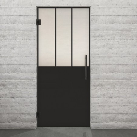 Pendeltür Loft Schwarzlack 30 Blickdicht - modernes Zuhause