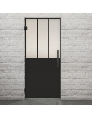 Pendeltür Loft Schwarzlack 30 Blickdicht - modernes Zuhause