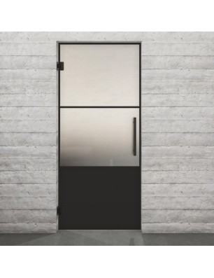 Pendeltür Loft Schwarzlack 33 Blickdicht - modernes Zuhause
