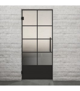 Pendeltür Loft Schwarzlack 34 Blickdicht - modernes Zuhause