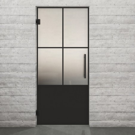 Pendeltür Loft Schwarzlack 36 Blickdicht - modernes Zuhause