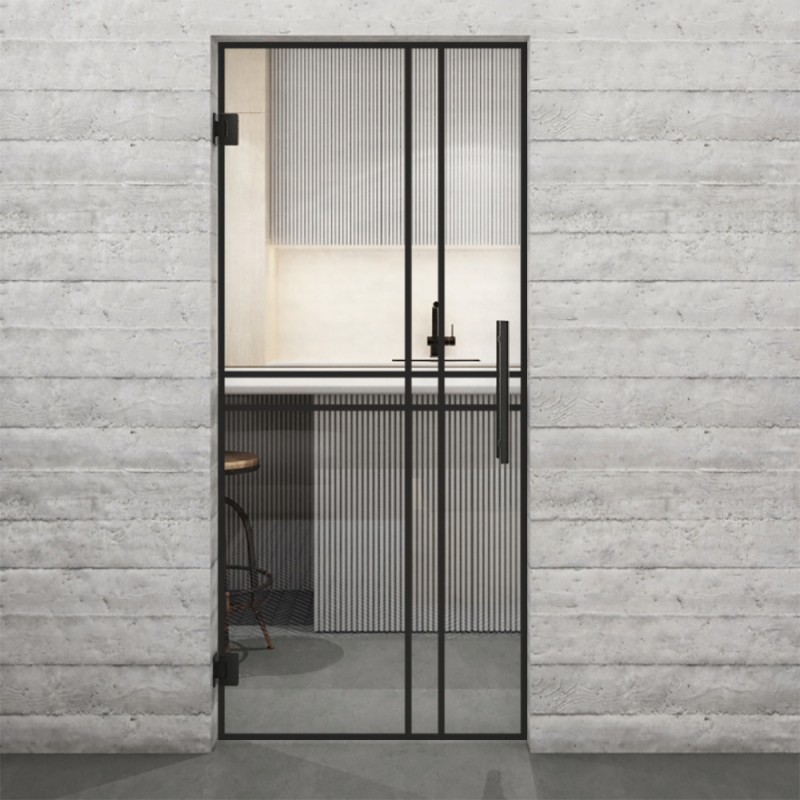 Pendeltür Loft Schwarzlack 21 Auf Klarglas Pendeltür Loft Schwarzlack 21 Auf Klarglas