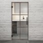 Pendeltür Loft Rosteisen Genietet 07 Auf Klarglas Pendeltür Loft Rosteisen Genietet 07 Auf Klarglas