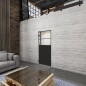 Pendeltür Loft Schwarzlack 22 Auf Klarglas
