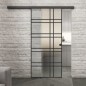Glasschiebetür BLACK-LINE Loft Schwarzlack 19 Blickdicht Glasschiebetür BLACK-LINE Loft Schwarzlack 19 Blickdicht