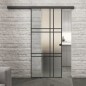 Glasschiebetür BLACK-LINE Loft Schwarzlack 20 Blickdicht Glasschiebetür BLACK-LINE Loft Schwarzlack 20 Blickdicht