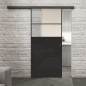 Glasschiebetür BLACK-LINE Loft Schwarzlack 22 Blickdicht Glasschiebetür BLACK-LINE Loft Schwarzlack 22 Blickdicht