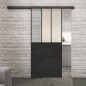 Glasschiebetür BLACK-LINE Loft Schwarzlack 30 Blickdicht Glasschiebetür BLACK-LINE Loft Schwarzlack 30 Blickdicht