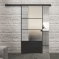 Glasschiebetür BLACK-LINE Loft Schwarzlack 32 Blickdicht Glasschiebetür BLACK-LINE Loft Schwarzlack 32 Blickdicht